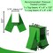 Heavy-Duty Durable and Rust Resistant Steel Swing Brackets for Backyard Playground Set Wooden Swing - Includes Mounting Hardware for Easy DIY Installation, Green